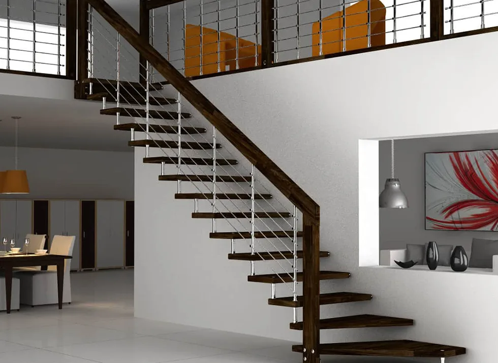 Installatie van trappen en vloeren